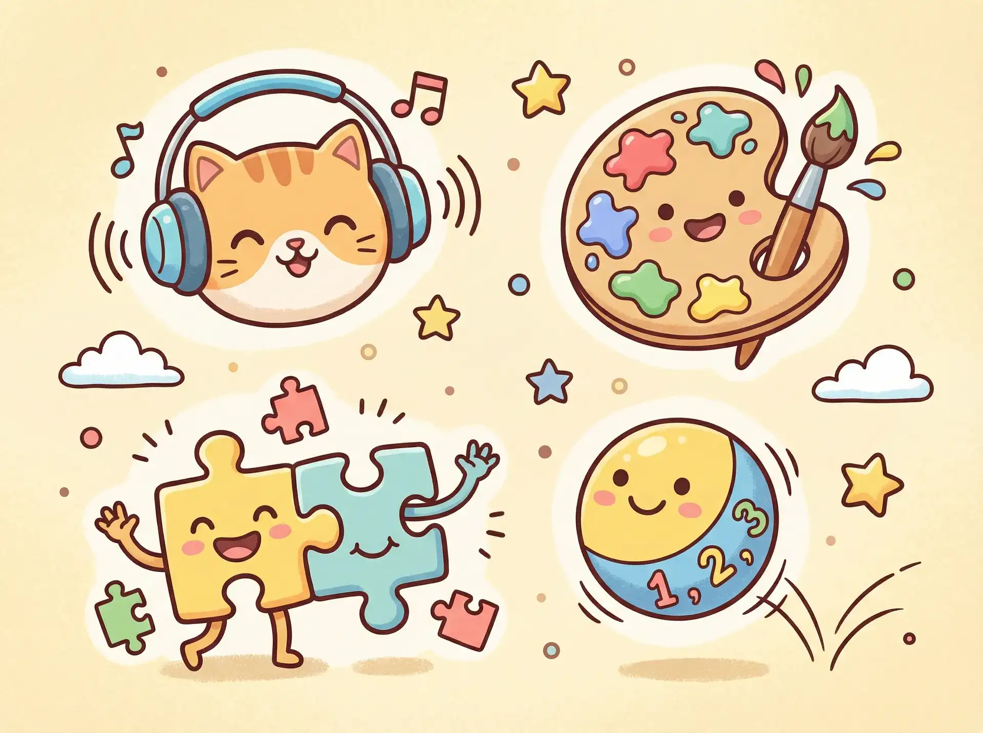 小朋友的手工作品 - 蝴蝶刀 益智创作